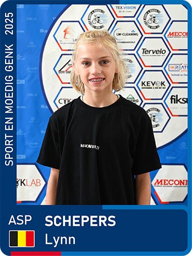 SCHEPERS Lynn seizoen 2025 Sport en Moedig Genk