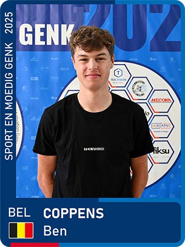 COPPENS Ben seizoen 2025 Sport en Moedig Genk