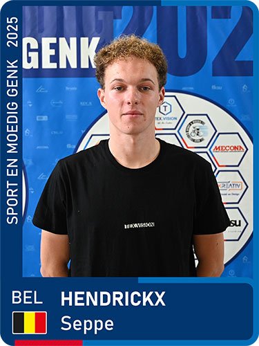 HENDRICKX Seppe seizoen 2025 Sport en Moedig Genk