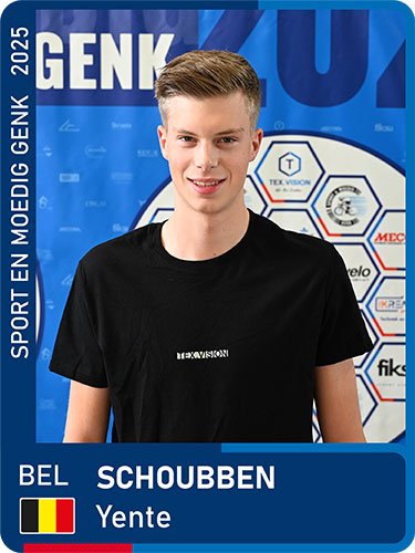 SCHOUBBEN Yente seizoen 2025 Sport en Moedig Genk