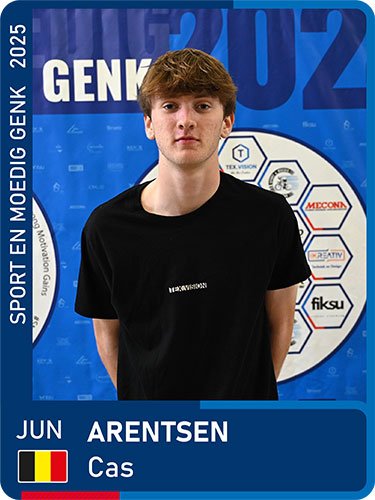 ARENTSEN Cas seizoen 2025 Sport en Moedig Genk