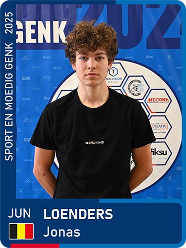 LOENDERS Jonas seizoen 2025 Sport en Moedig Genk