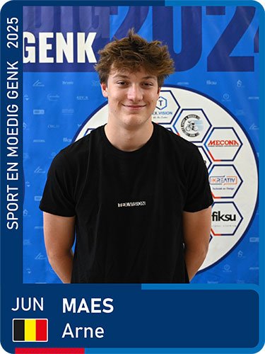 MAES Arne seizoen 2025 Sport en Moedig Genk