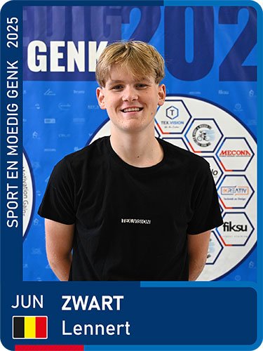 ZWART Lennert seizoen 2025 Sport en Moedig Genk