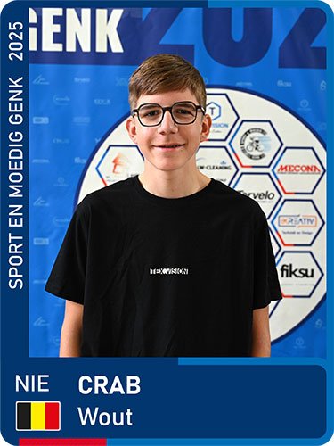 CRAB Wout seizoen 2025 Sport en Moedig Genk
