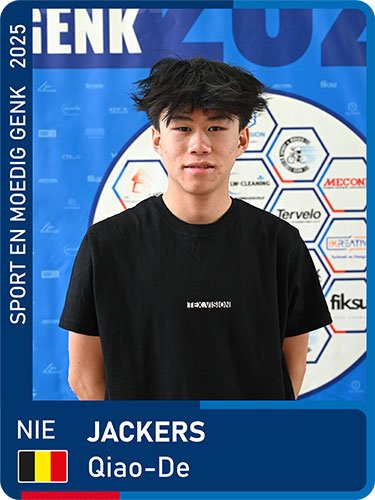 JACKERS Qiao-De seizoen 2025 Sport en Moedig Genk