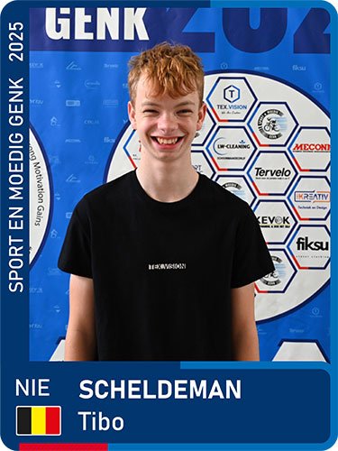 SCHELDEMAN Tibo seizoen 2025 Sport en Moedig Genk
