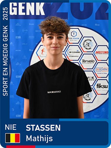 STASSEN Mathijs seizoen 2025 Sport en Moedig Genk
