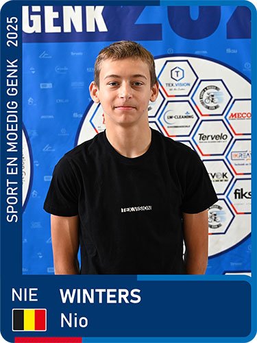 WINTERS Nio seizoen 2025 Sport en Moedig Genk